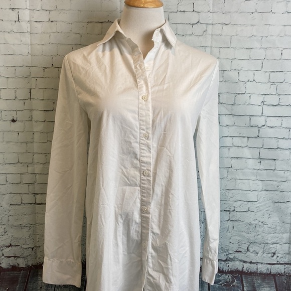 Summersalt Crisp Perfect Boyfriend Shirt Dress Sz S Organic Vacation Resortwear - Picture 3 of 16